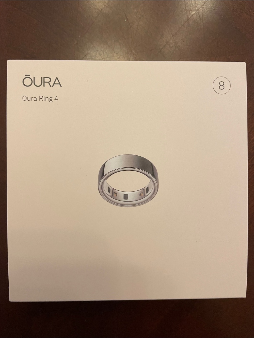 Oura Silver Smart Ring — Sleek Metal Band ***Brand New***